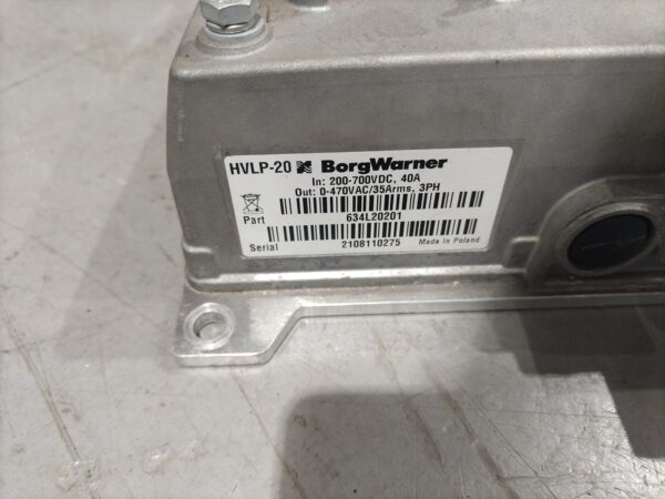 BorgWarner HVLP-20 High Voltage DC-AC Inverter | 200-700VDC In | 0-470VAC 3PH Out BorgWarner HVLP-20 High Voltage DC-AC Inverter | 200-700VDC In | 0-470VAC 3PH Out