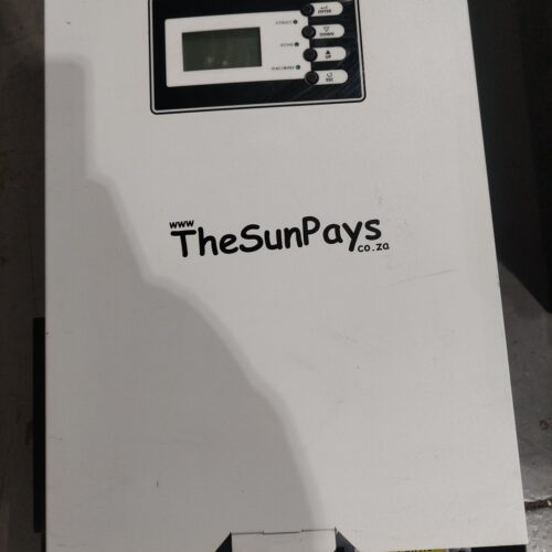 TheSunPays TSP VMIII 5.5kW Hybrid Solar Inverter – 48V, 5500W (In Need of Repair) TheSunPays TSP VMIII 5.5kW Hybrid Solar Inverter – 48V, 5500W (In Need of Repair)