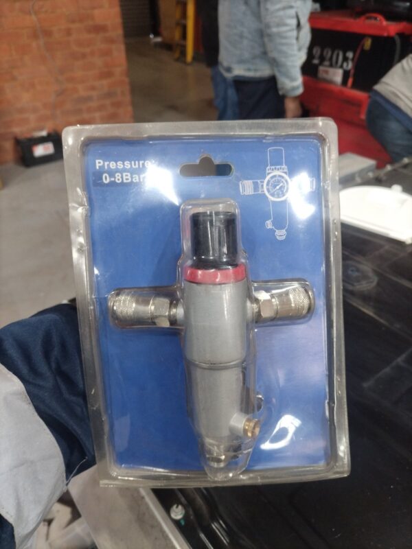 3/8" Air Line Oil/Water Filter & Pressure Regulator Set – 0-8 Bar (New in Package)