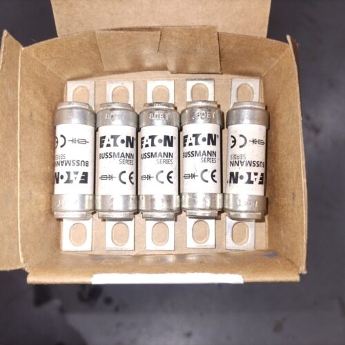 Eaton Bussmann 80ET 80A 690V aR Semiconductor Fuses – Box of 5 Eaton Bussmann 80ET 80A 690V aR Semiconductor Fuses – Box of 5
