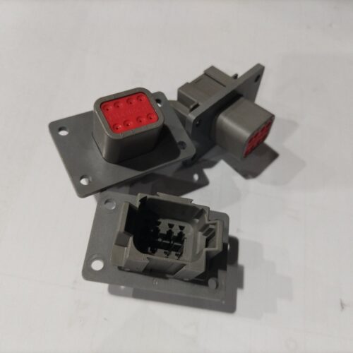 TE Connectivity Deutsch DT04-08PA-CL03 8-Pin Flanged Receptacle – Qty 3 (Surplus New)