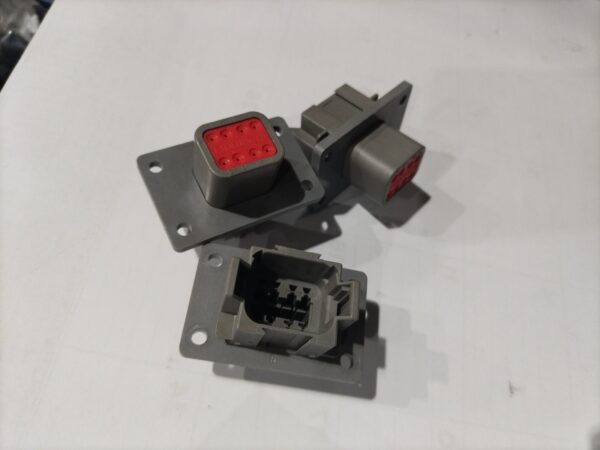 TE Connectivity Deutsch DT04-08PA-CL03 8-Pin Flanged Receptacle – Qty 3 (Surplus New)