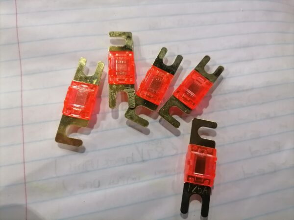 125A Mini ANL Bolt-Down Fuse – Gold Plated – Qty 5 125A Mini ANL Bolt-Down Fuse – Gold Plated – Qty 5