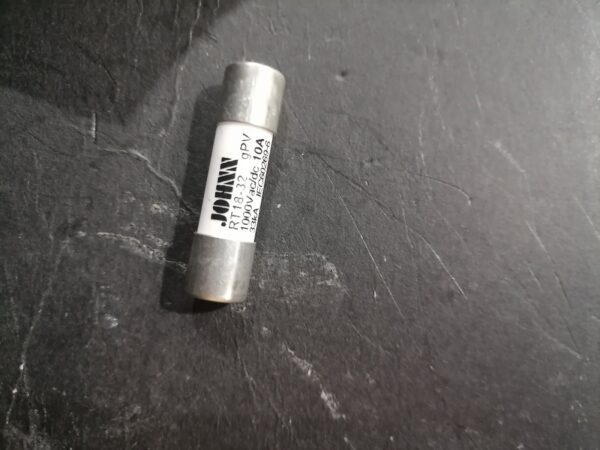 JOHNN RT18-32 gPV 10A 1000V DC/AC Solar PV Ceramic Fuse (10x38mm)