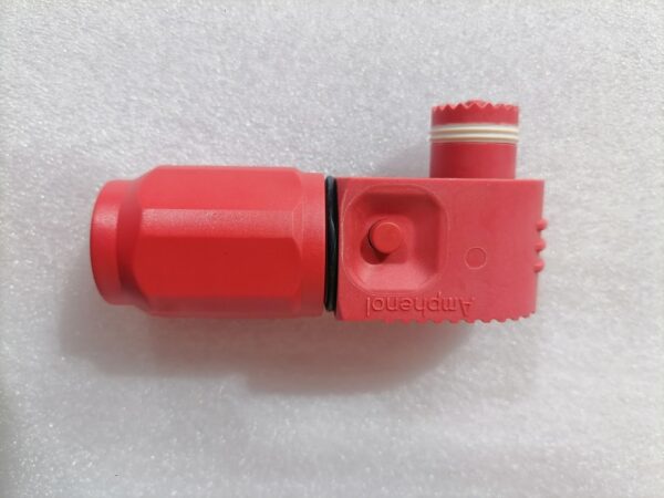 Amphenol SurLok Plus 300A 1kV Right-Angle Cable Plug – SLPPC70BSR0 (Red, 70mm²) Amphenol SurLok Plus 300A 1kV Right-Angle Cable Plug – SLPPC70BSR0 (Red, 70mm²)