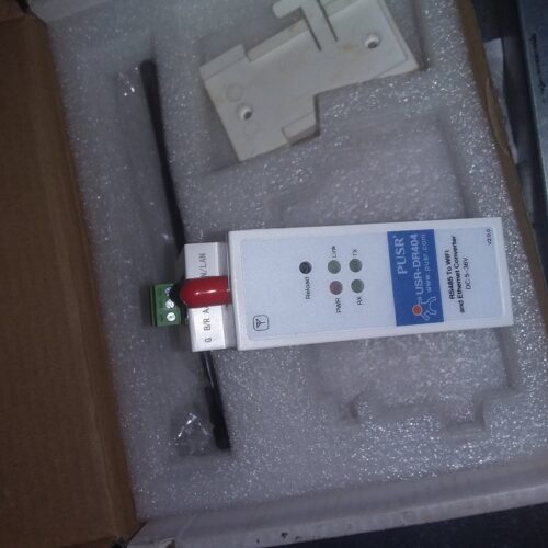 PUSR USR-DR404 DIN Rail RS485 to WiFi & Ethernet Converter – Near New in Box