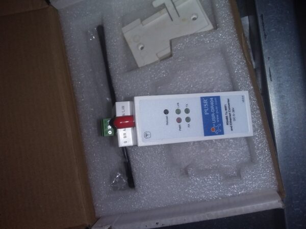 PUSR USR-DR404 DIN Rail RS485 to WiFi & Ethernet Converter – Near New in Box