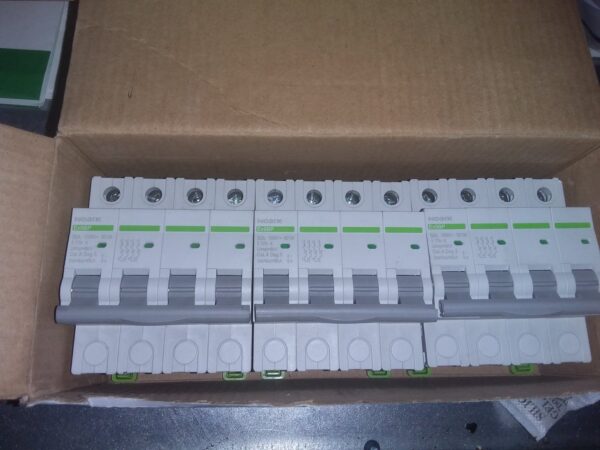 Noark Ex9BP 50A 4P 1000V DC MCB Circuit Breakers – Qty 3 (Solar/PV Rated)