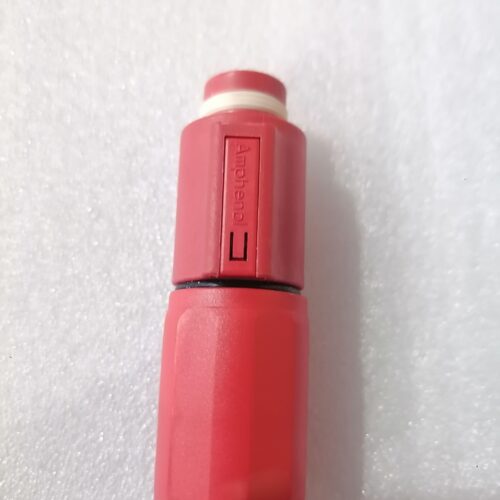 Amphenol SurLok Plus RADSOK High-Power EV Connector Plug — Red, IP67 Amphenol SurLok Plus RADSOK High-Power EV Connector Plug — Red, IP67