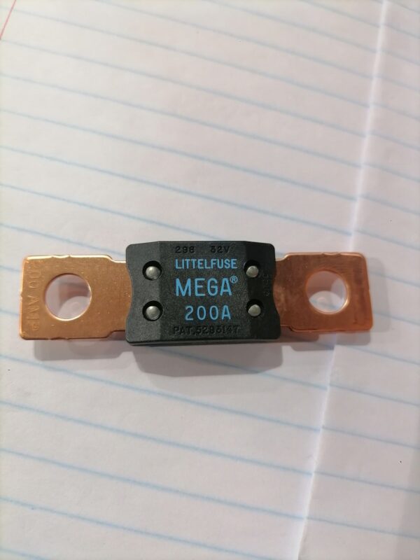Littelfuse MEGA 200A 32V DC Bolt-Down Fuse (0298200.ZXEH) – New in Bag