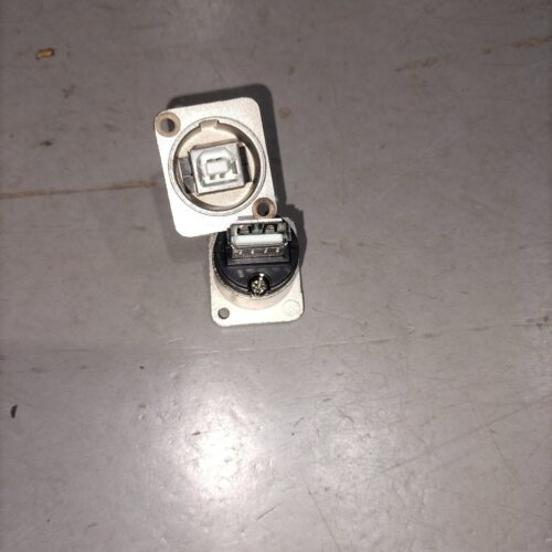 RS PRO 862-1573 USB 2.0 Type B-to-A Panel Mount Gender Changer Connector (XLR Housing) RS PRO 862-1573 USB 2.0 Type B-to-A Panel Mount Gender Changer Connector (XLR Housing)