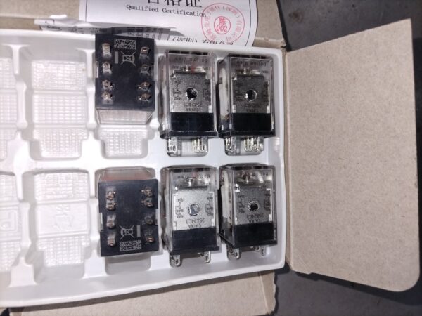 Omron MY2-GS-R 24VDC DPDT Miniature Power Relay – Box of 5 (New)