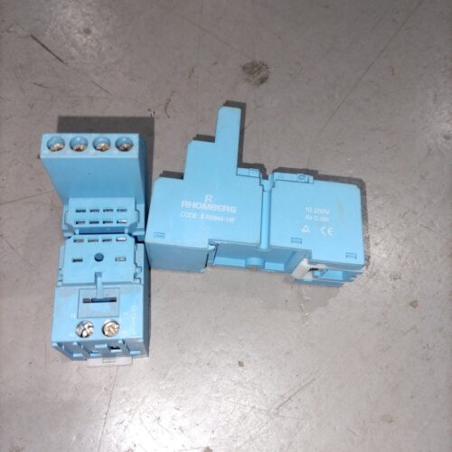Rhomberg RB944-14F 14-Pin DIN Rail Relay Socket 10A 250V — Lot of 2