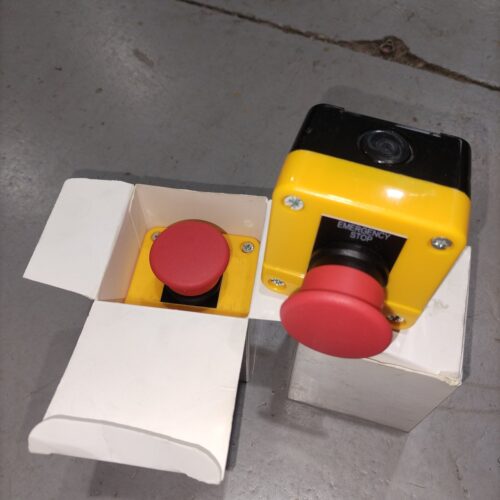 AC/DC Dynamics E/ST-11 Emergency Stop Pushbutton Station – Mushroom Self-Return